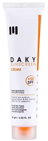 صن بلوك داكي كريم، واقي شمس بعامل حماية +50، مناسب لكل أنواع البشرة، 60 جم (1+1).