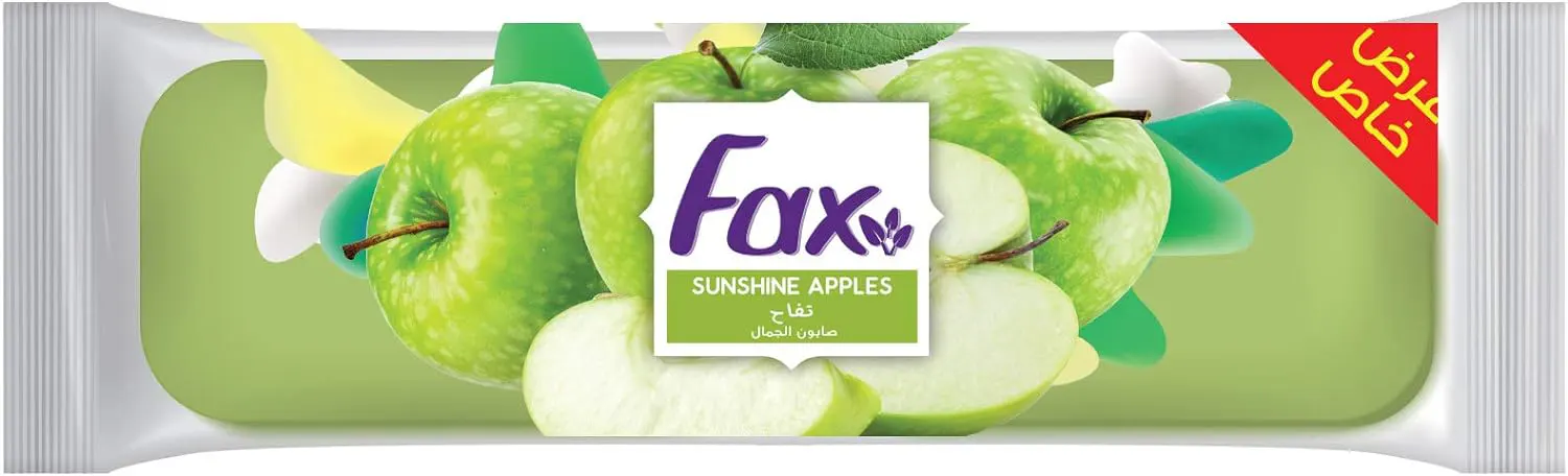 صابون فاكس بالتفاح ، 2 قطعة، 110 جم