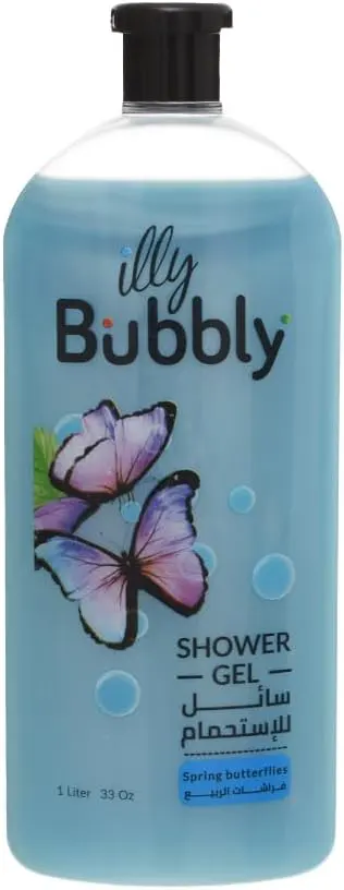 شاور جل بابلي فراشات الربيع، 1 لتر .