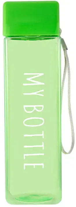 زجاجة مياه رياضية مربعة من ماي بوتل، اكريلك، 450 مل، ألوان