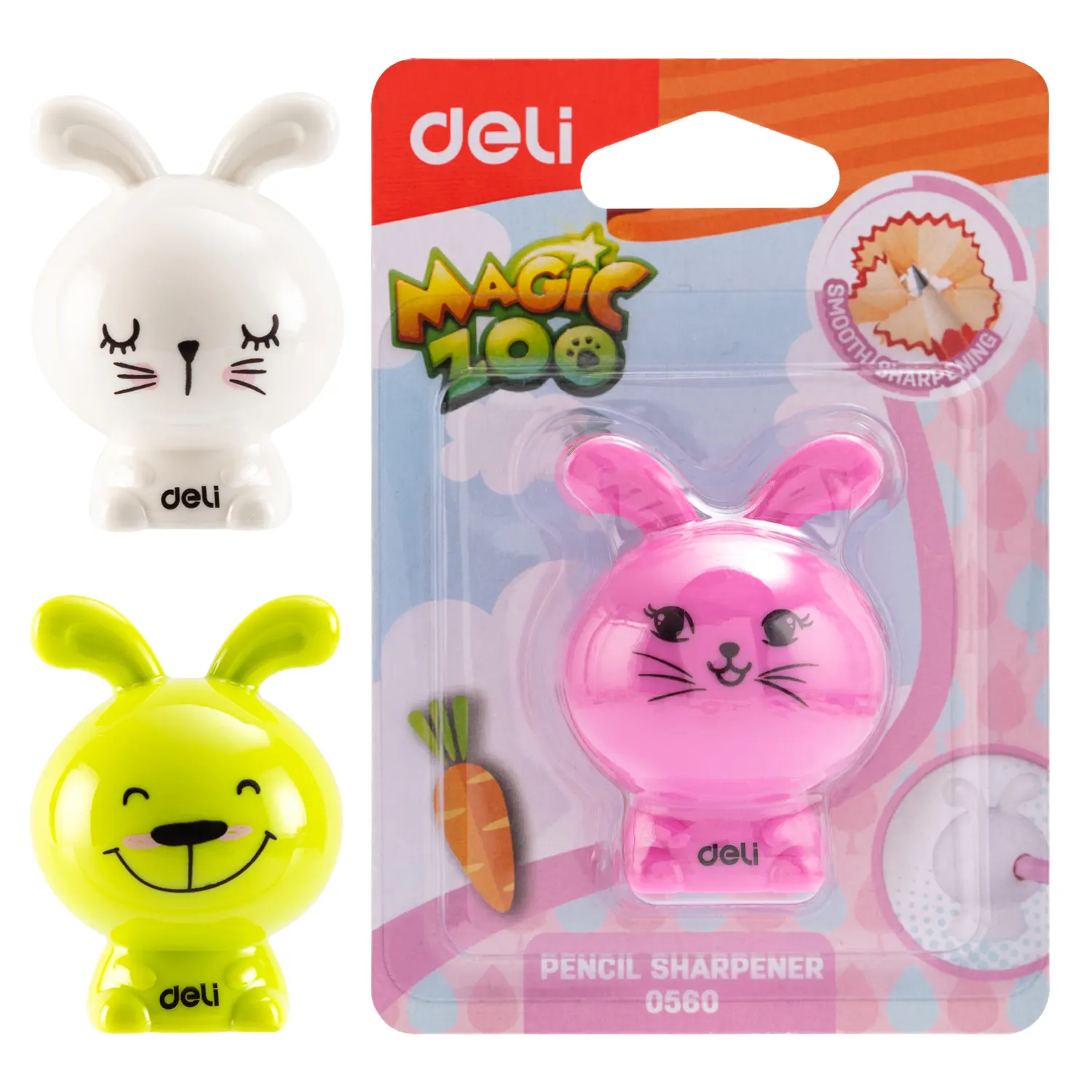 كارت براية أرنب ديلى،بلاستيك ،1 عين ،ألوان متعددة، E0560