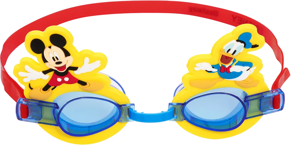 نظارة بحر بيست واي اشكال ميكي ماوس مجسمة، أحمر×أصفر، 9102S_24