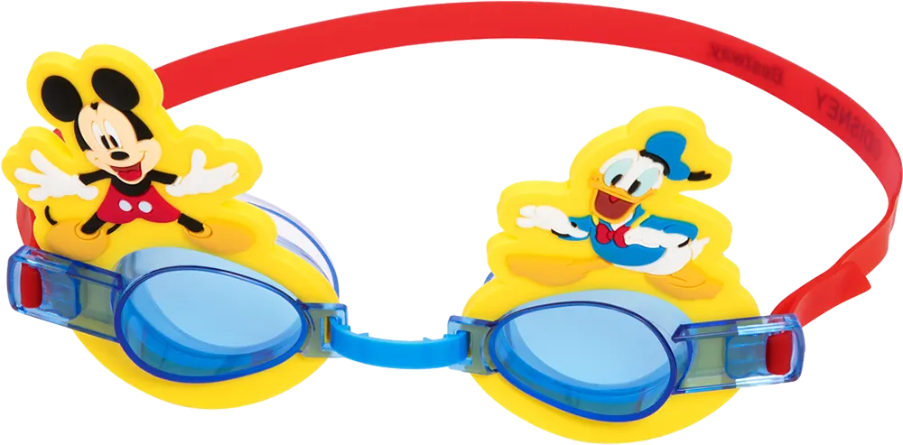 نظارة بحر بيست واي اشكال ميكي ماوس مجسمة، أحمر×أصفر، 9102S_24