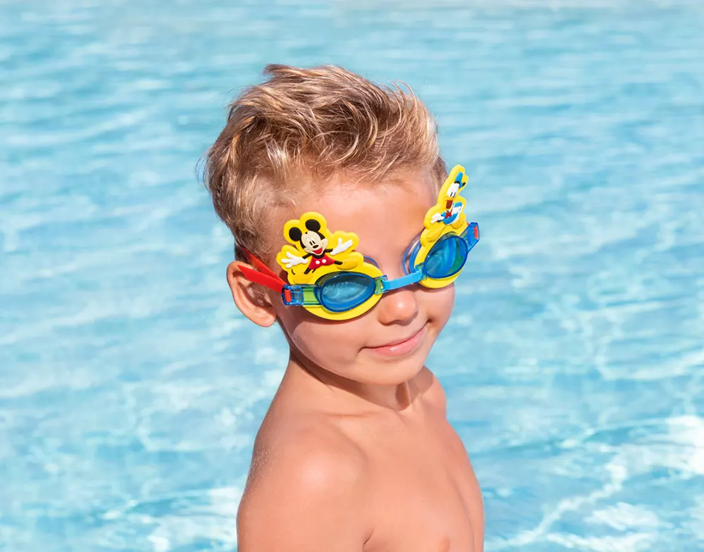 نظارة بحر بيست واي اشكال ميكي ماوس مجسمة، أحمر×أصفر، 9102S_24