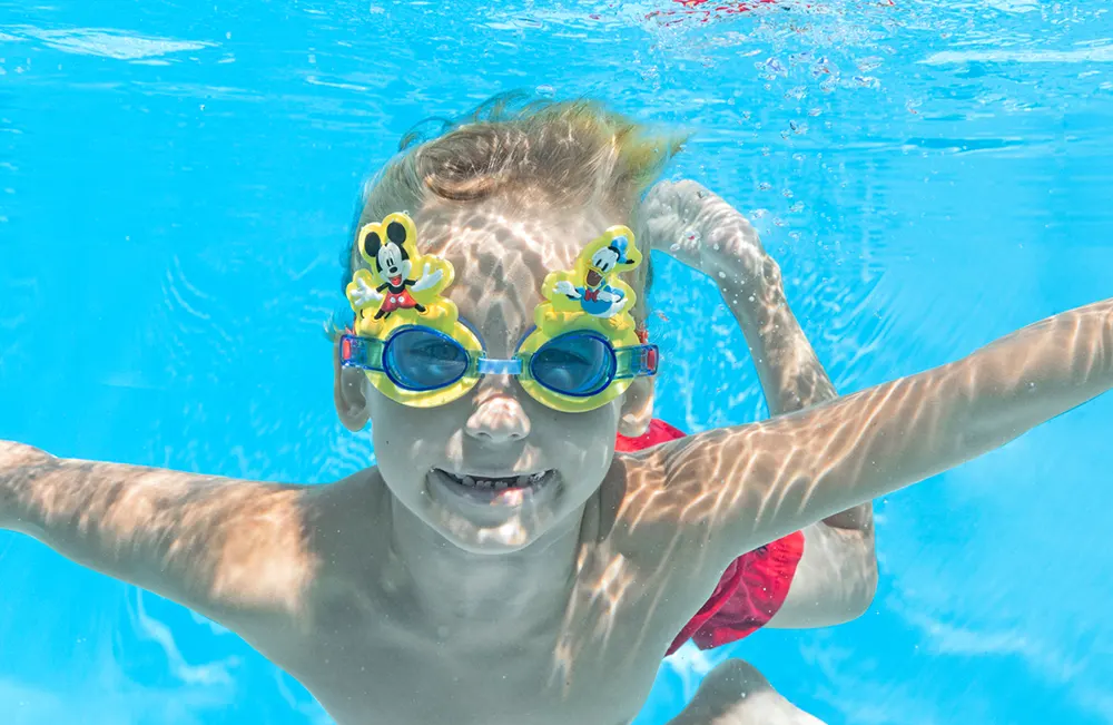 نظارة بحر بيست واي اشكال ميكي ماوس مجسمة، أحمر×أصفر، 9102S_24