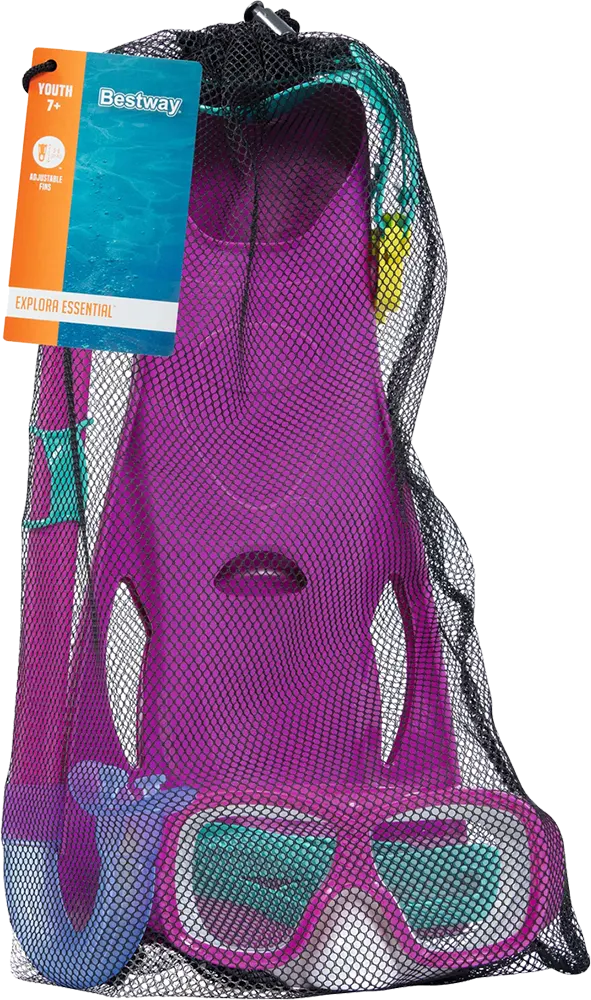 مجموعة أدوات غطس بيست واي اكسبلورا ايسنشال ، متعددة الألوان، 25019