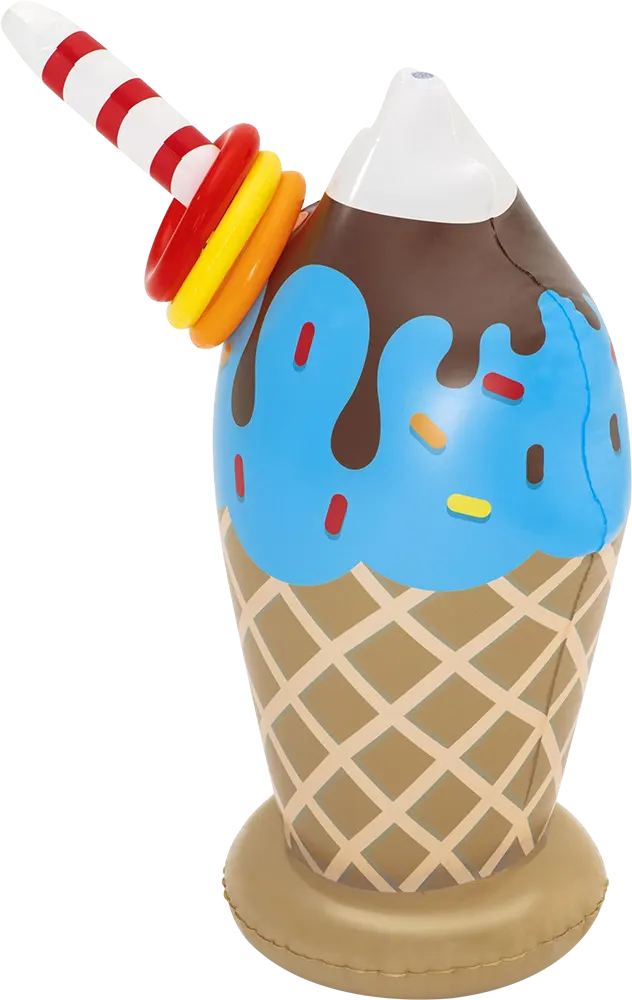 رشاش مياه بيست واي، قابل للنفخ، شكل الآيس كريم، 52379