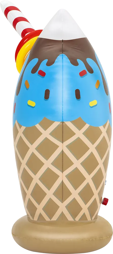 رشاش مياه بيست واي، قابل للنفخ، شكل الآيس كريم، 52379