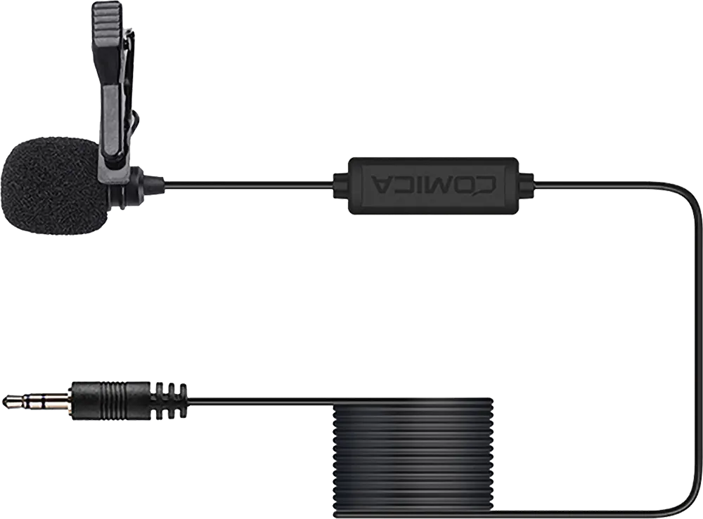 ميكروفون كوميكا أوديو متعدد الاتجاهات لكاميرات DSLR بدون مرآة، 6.0 متر، أسود، CVM-V01CP