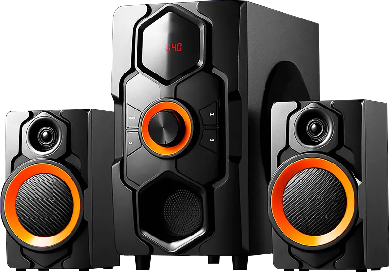 سماعات صب ووفر جاما ، 40 وات، بلوتوث ، مدخل USB ، أسود، GT-5520