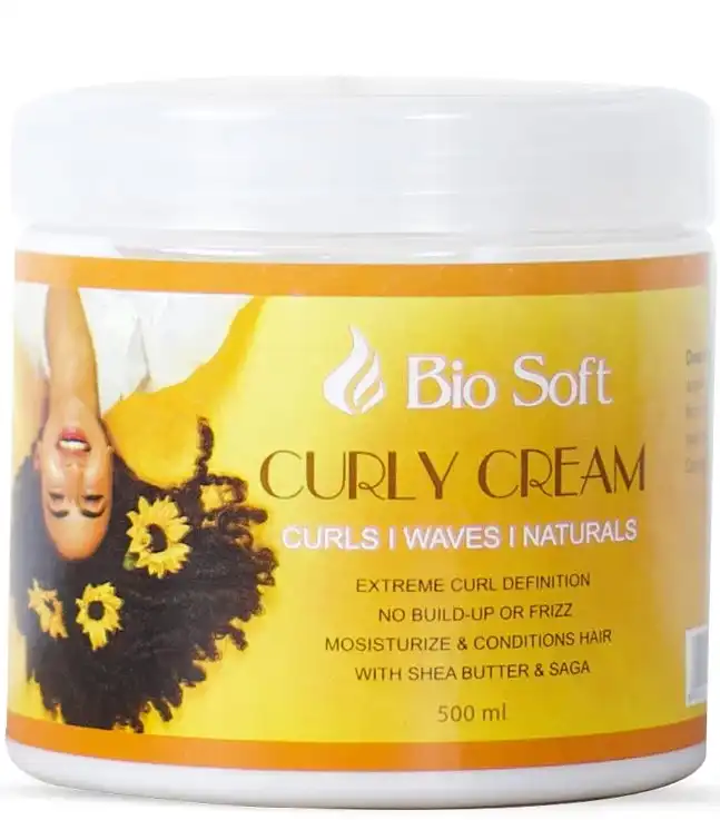 كريم شعر بايو سوفت للشعر الكيرلى بزبدة الشيا، 500 مل