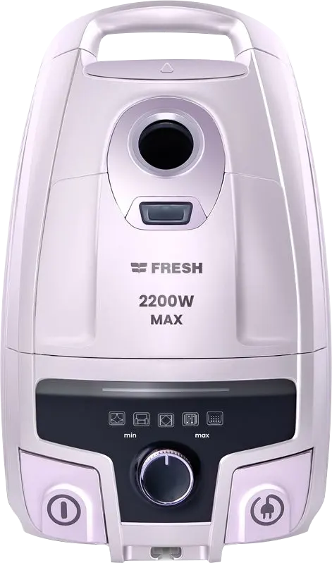 مكنسة كهربائية فريش ماكس، 2200 وات، 5 لتر، فضي كروم