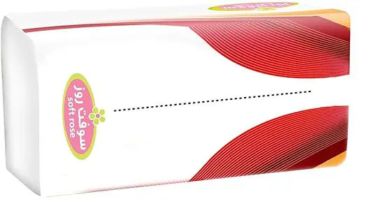 مناديل سحب سوفت روز ، 2 طبقة، 500 منديل