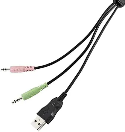 سماعة رأس سلكية للألعاب فوريف، سلكية، 3.5 قابس+ USB، أسود، FV-G99