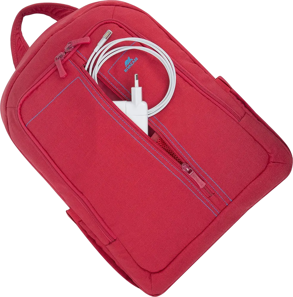 حقيبة ظهر لابتوب ريفا كيس، 15.6 إنش، أحمر، 7560