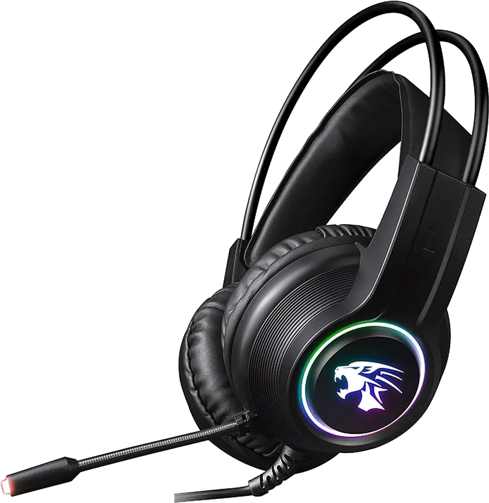 سماعة رأس سلكية للألعاب فوريف، سلكية، 3.5 قابس+ USB، أسود، FV-S3