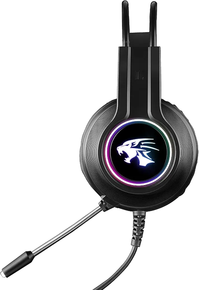 سماعة رأس سلكية للألعاب فوريف، سلكية، 3.5 قابس+ USB، أسود، FV-S3