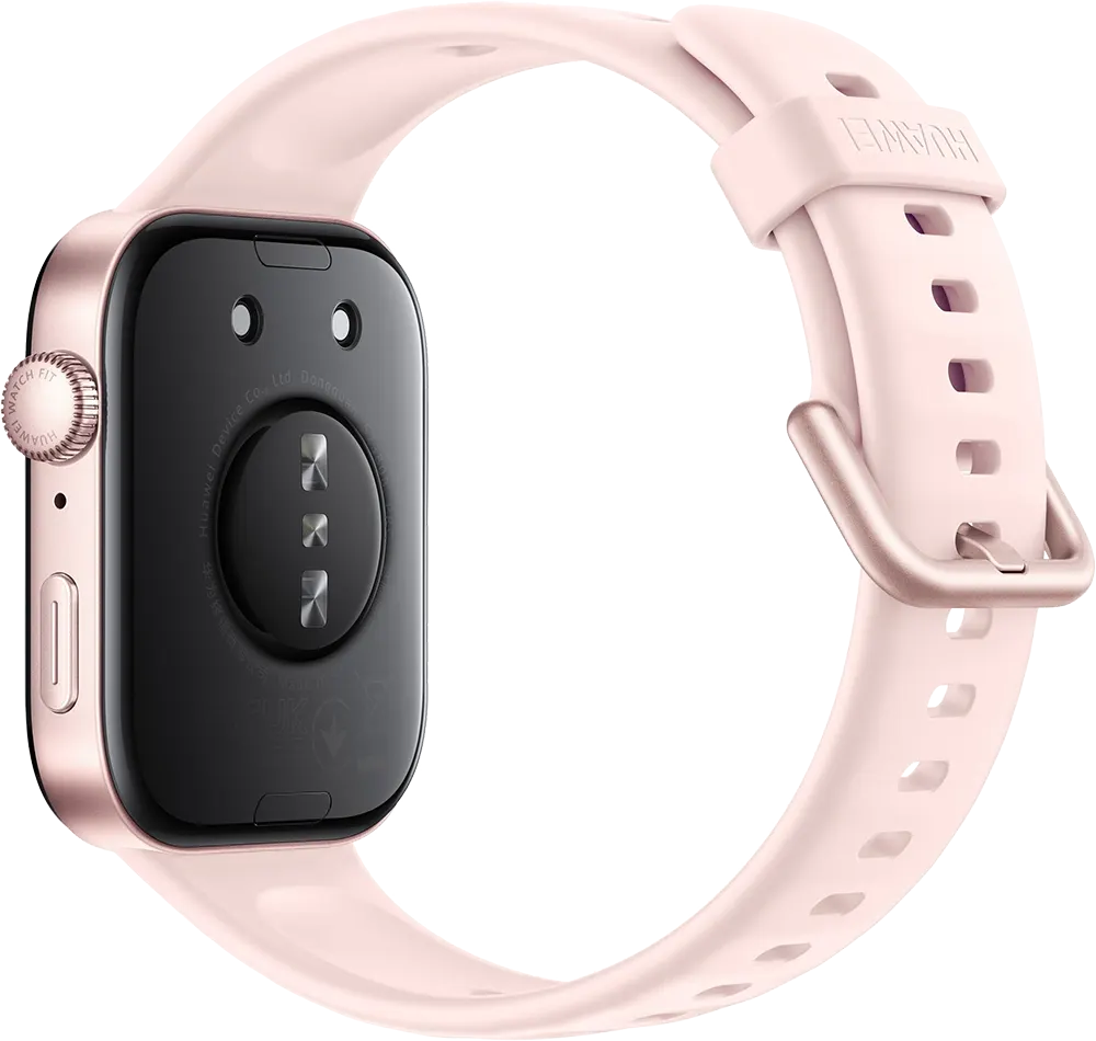 ساعة سمارت هواوي فيت 3، شاشة اموليد 1.82 بوصة، سوار مطاطي، مقاومة للماء، بينك