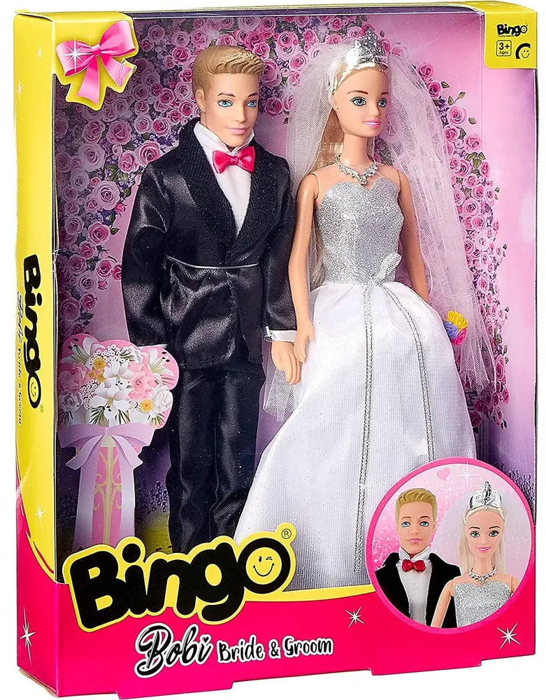 عروسة بينجو بوبي العروس والعريس، HK-0295