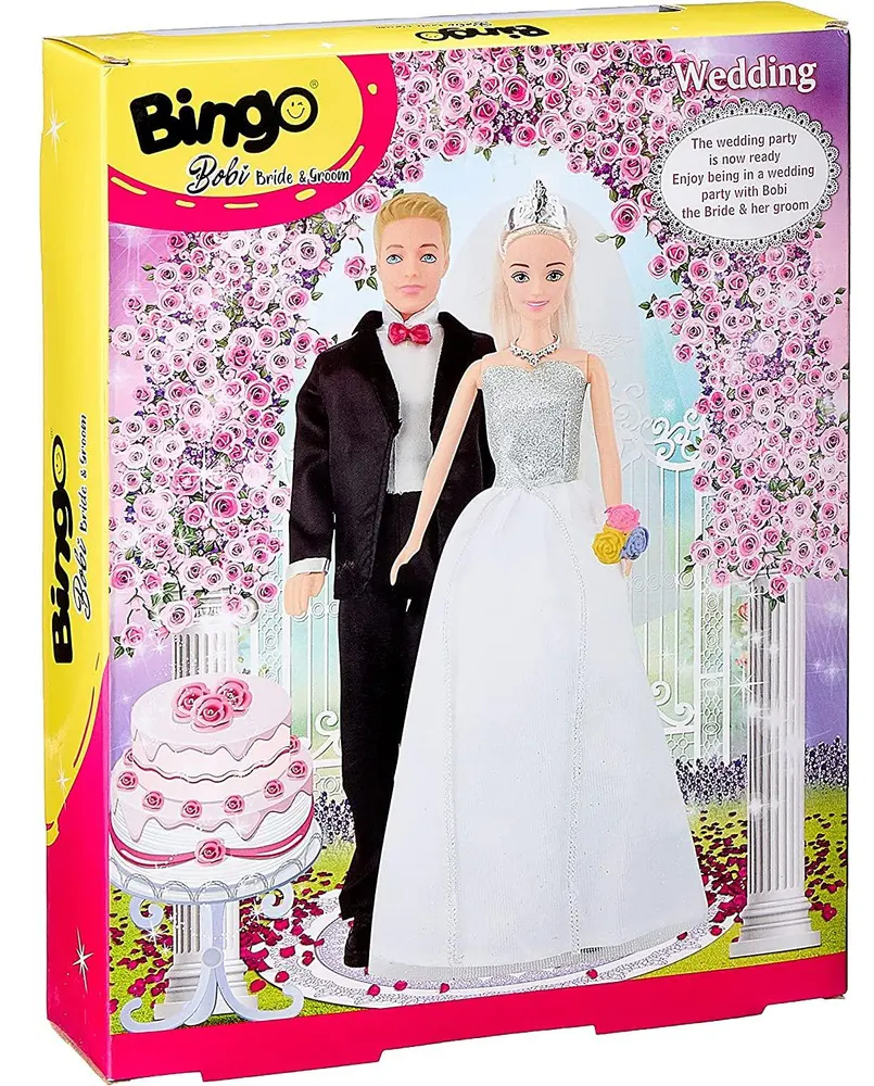 عروسة بينجو بوبي العروس والعريس، HK-0295