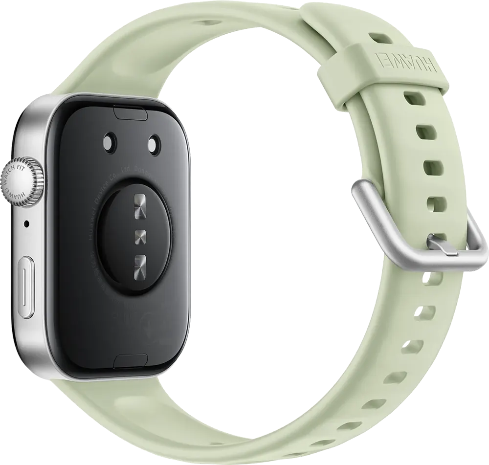 ساعة هواوي فيت 3 ذكية، شاشة اموليد 1.82 بوصة، سوار مطاطي، مقاومة للماء، أخضر