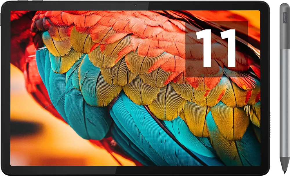 تابلت لينوفو تاب M11، شاشة 11 بوصة، ذاكرة داخلية 128 جيجابايت، رامات 4 جيجابايت، واي فاي فقط، جراب فوليو وقلم، رمادي لونا