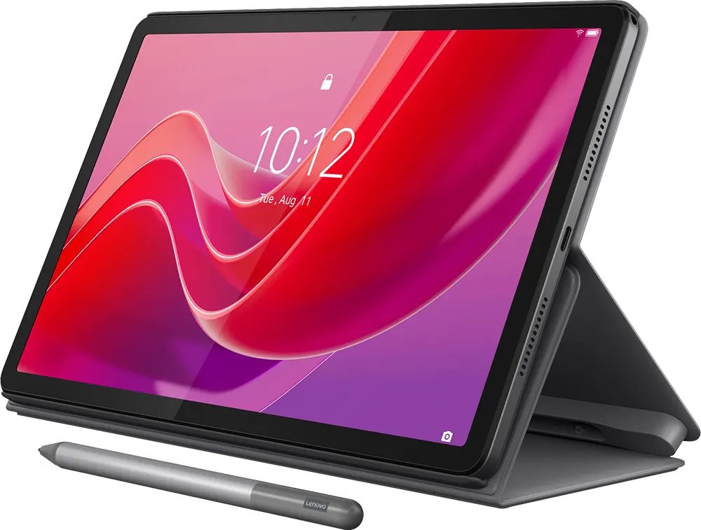 تابلت لينوفو تاب M11، شاشة 11 بوصة، ذاكرة داخلية 128 جيجابايت، رامات 8 جيجابايت، واي فاي فقط، جراب فوليو و قلم، رمادي لونا