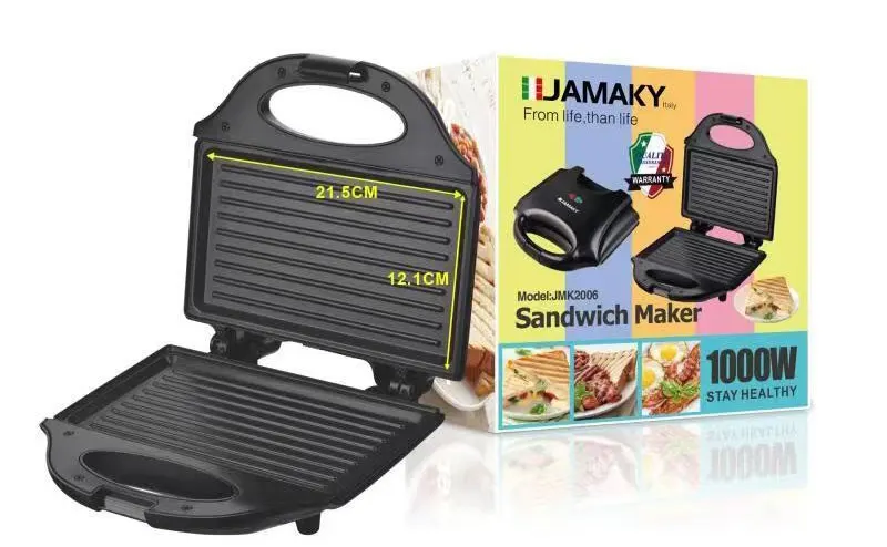 صانع السندوتشات جماكي، 1000 وات، أسود، JMK2006