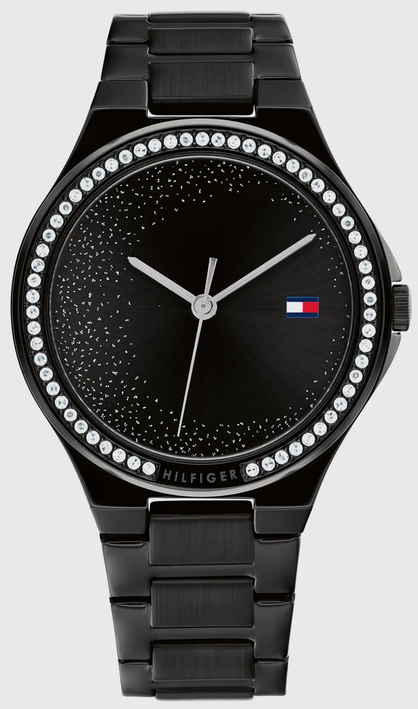 ساعة تومي هيلفيغر نسائي، عقارب، سوار ستانلس ستيل، اسود 1782644
