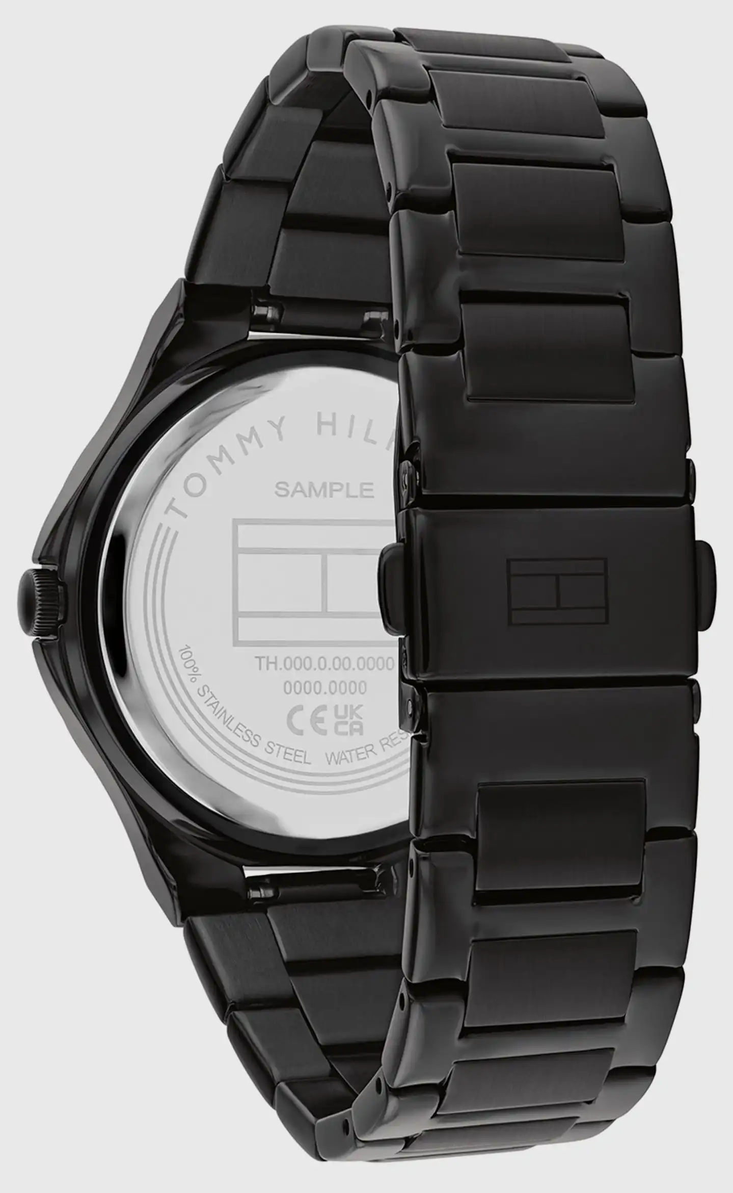 ساعة تومي هيلفيغر نسائي، عقارب، سوار ستانلس ستيل، اسود 1782644