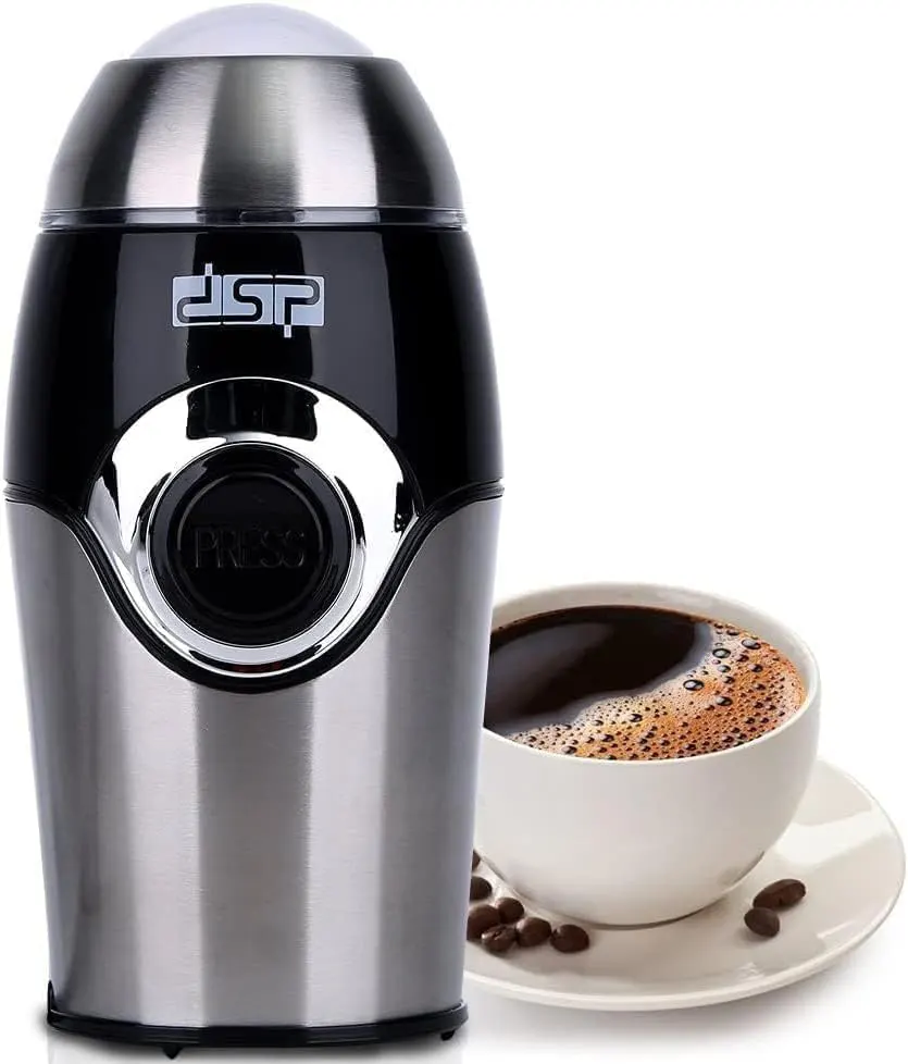 مطحنة بن دي اس بي، 200 وات، استانلس، فضي، KA3001