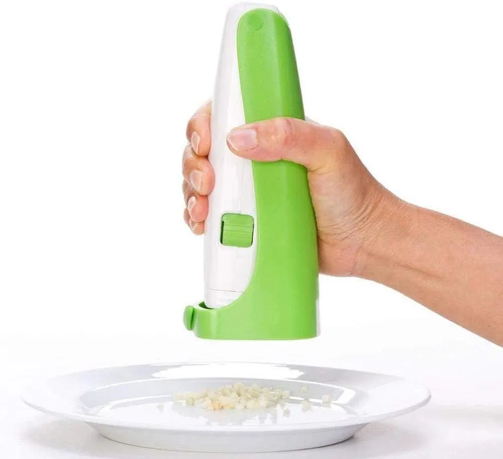 هراسة ثوم ضغط يدوية شفرات من الاستانلس