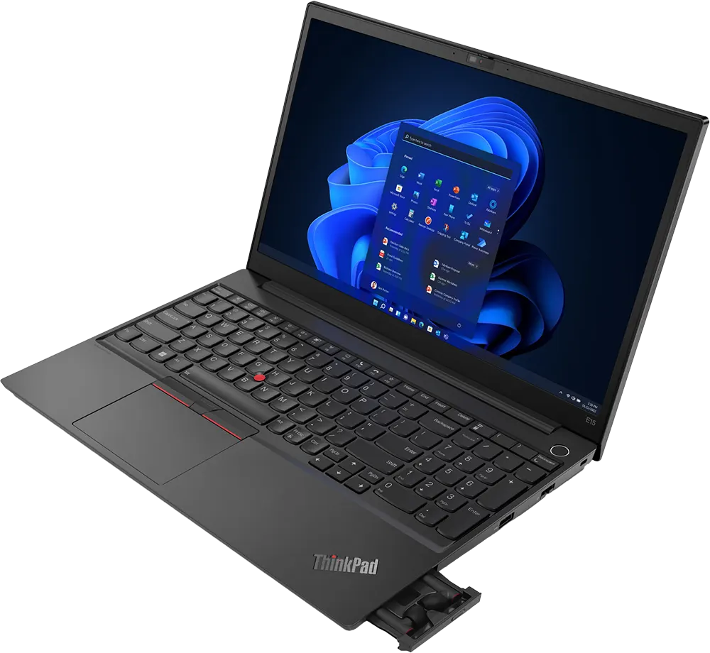 لاب توب لينوفو ثينك باد E15 الجيل الرابع انتل كور I5-1235U ، رامات 8 جيجابايت، 512 جيجابايت اس اس دي ، شاشة 15.6 انش FHD كارت شاشة انفيديا جي فورس ام اكس 550 ، 2 جيجا ، اسود، دوس