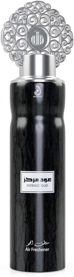 معطر جو سبراي من عربيات ، برائحه عود مركز،300 مل ،أسود