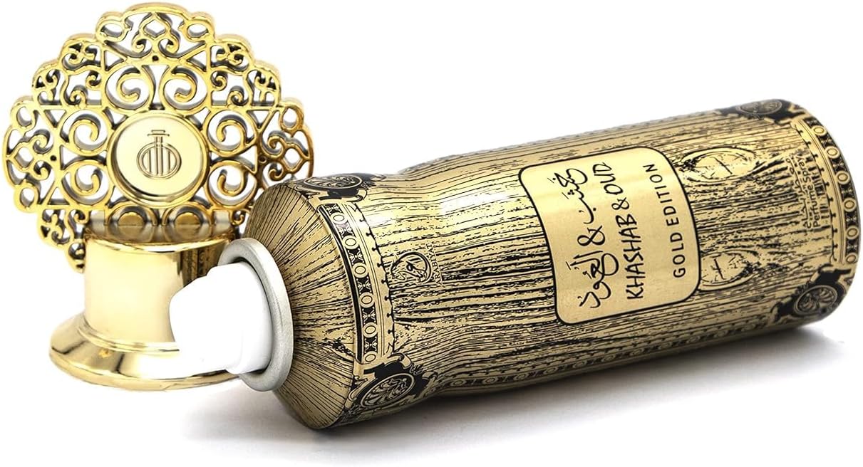 معطر جو سبراي من عربيات ، برائحه الخشب والعود ،300 مل،جولد