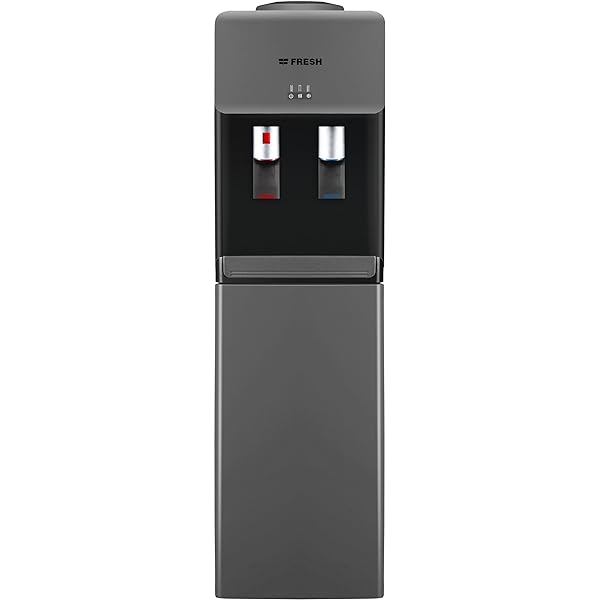 مبرد مياه فريش ،2 حنفية ( بارد + ساخن )، تحميل علوي، كابينة ،رمادي،  FW-17VFD2