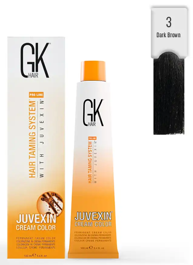 صبغه الشعر جوفكسن من جى كى ,درجة 3 بني غامق, 100 مل