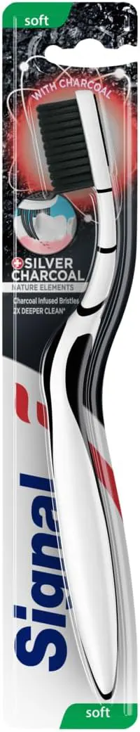 فرشة اسنان ناعمة بخلاصة الفحم من سيجنال