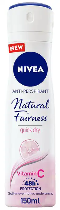 مزيل عرق نيفيا للنساء ناتشورال فيرنس، سبراي، 150 مل