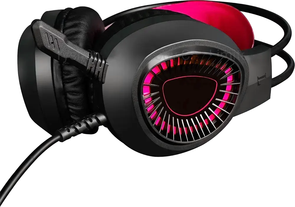 سماعة رأس سلكية للألعاب فوريف، سلكية، 3.5 قابس+ USB، أسود، FV-M18