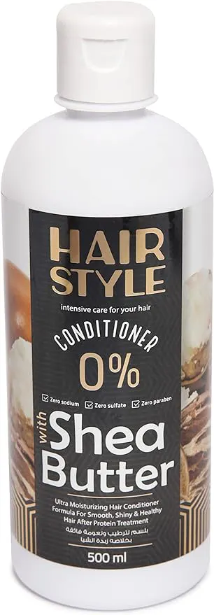 شامبو وبلسم هير ستايل، لترطيب الشعر،بخلاصة زبدة الشيا، 500 مل