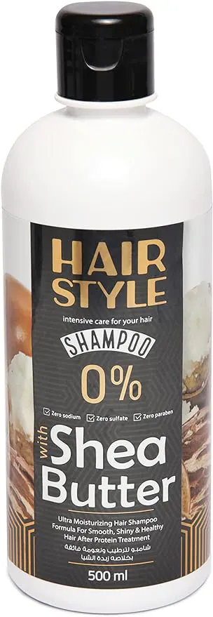 شامبو وبلسم هير ستايل، لترطيب الشعر،بخلاصة زبدة الشيا، 500 مل