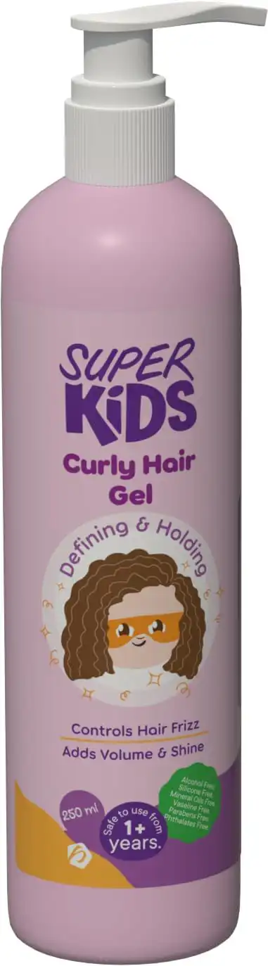 جل سوبر كيدز جل للشعر الكيرلي، 250 مل.