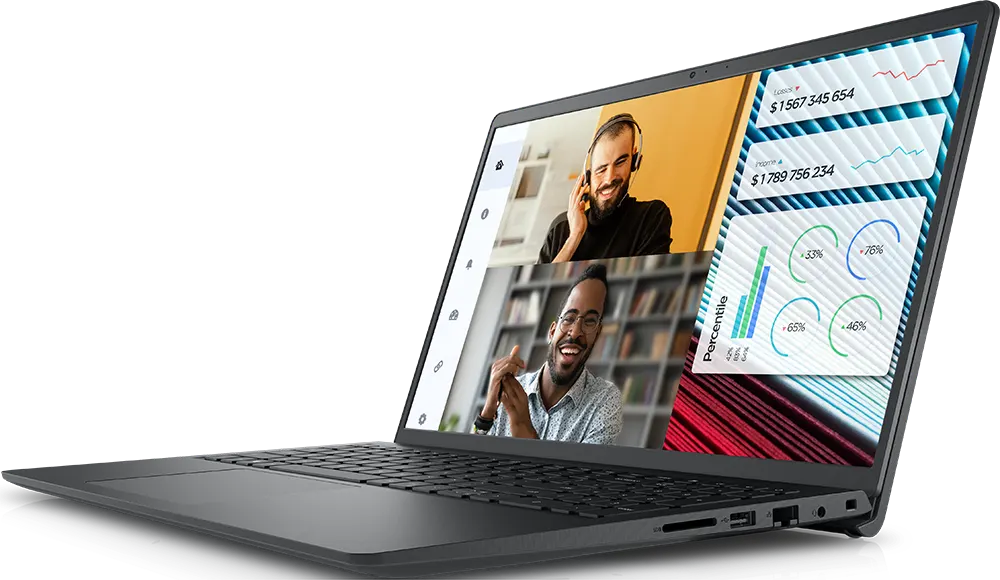 لاب توب ديل فوسترو 3520، معالج من الجيل الثاني عشر إنتل كور™ i7-1255U، ، رامات 8 جيجابايت، هارد ديسك 512 جيجابايت SSD ، كارت شاشة Intel® UHD ، شاشة 15.6 بوصة FHD، دوس، أسود