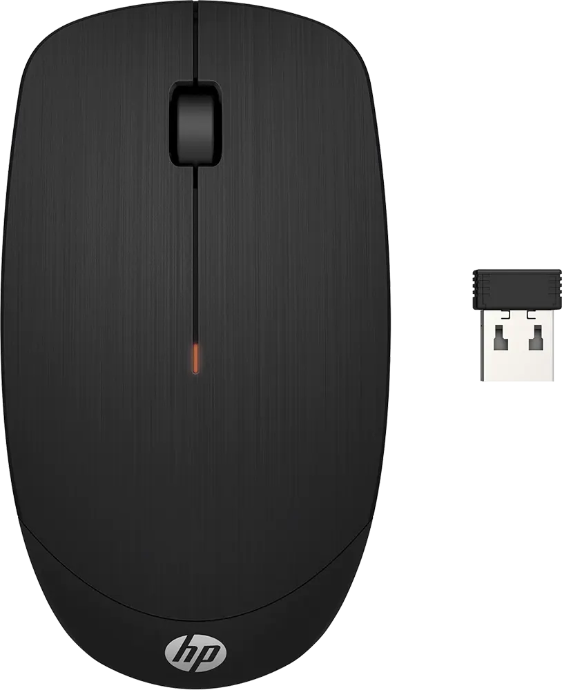 ماوس لاسلكي اتش بي X200 ، سرعة 2.4 جيجا هرتز، 1200 نقطة لكل بوصة، أسود