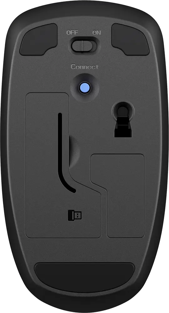 ماوس لاسلكي اتش بي X200 ، سرعة 2.4 جيجا هرتز، 1200 نقطة لكل بوصة، أسود