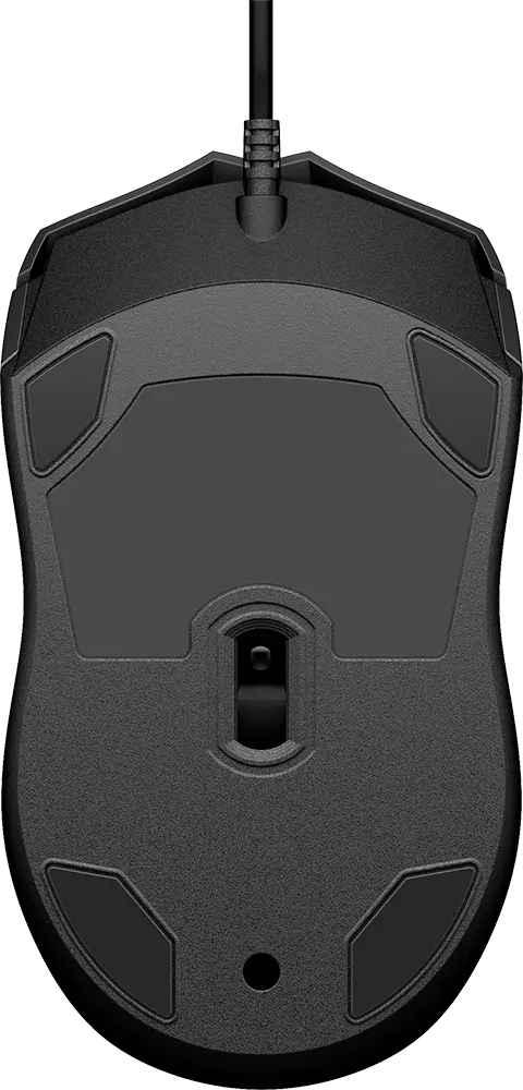 ماوس سلكي اتش بي 100، منفذ USB-A، دقة 1600 نقطة في البوصة، أسود