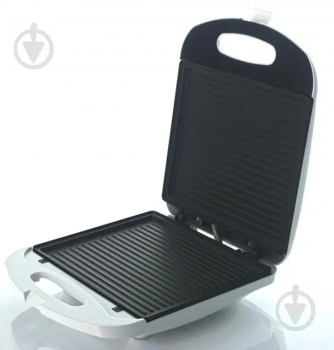 صانع السندوتش دي اس بي، 1200 وات، 1 شريحة، أبيض، KC1061