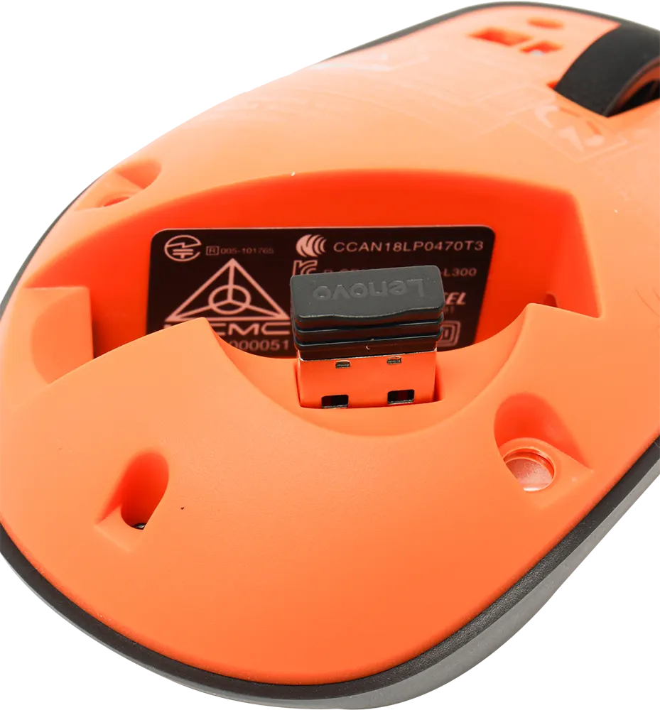 ماوس لاسلكي لينوفو 400، 2.4 جيجا هرتز، 1200 نقطة لكل بوصة، أسود