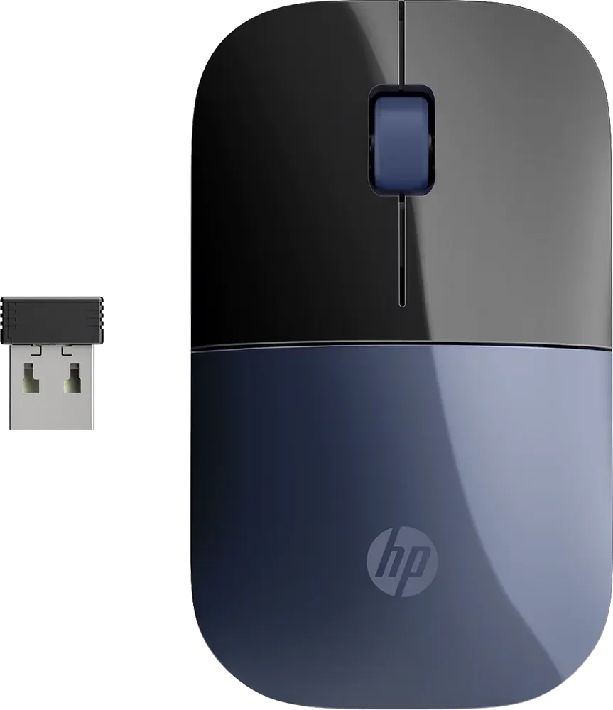ماوس لاسلكي اتش بي ، سرعة 2.4 جيجا هرتز، 1200 نقطة لكل بوصة، أزرق غامق، Z3700